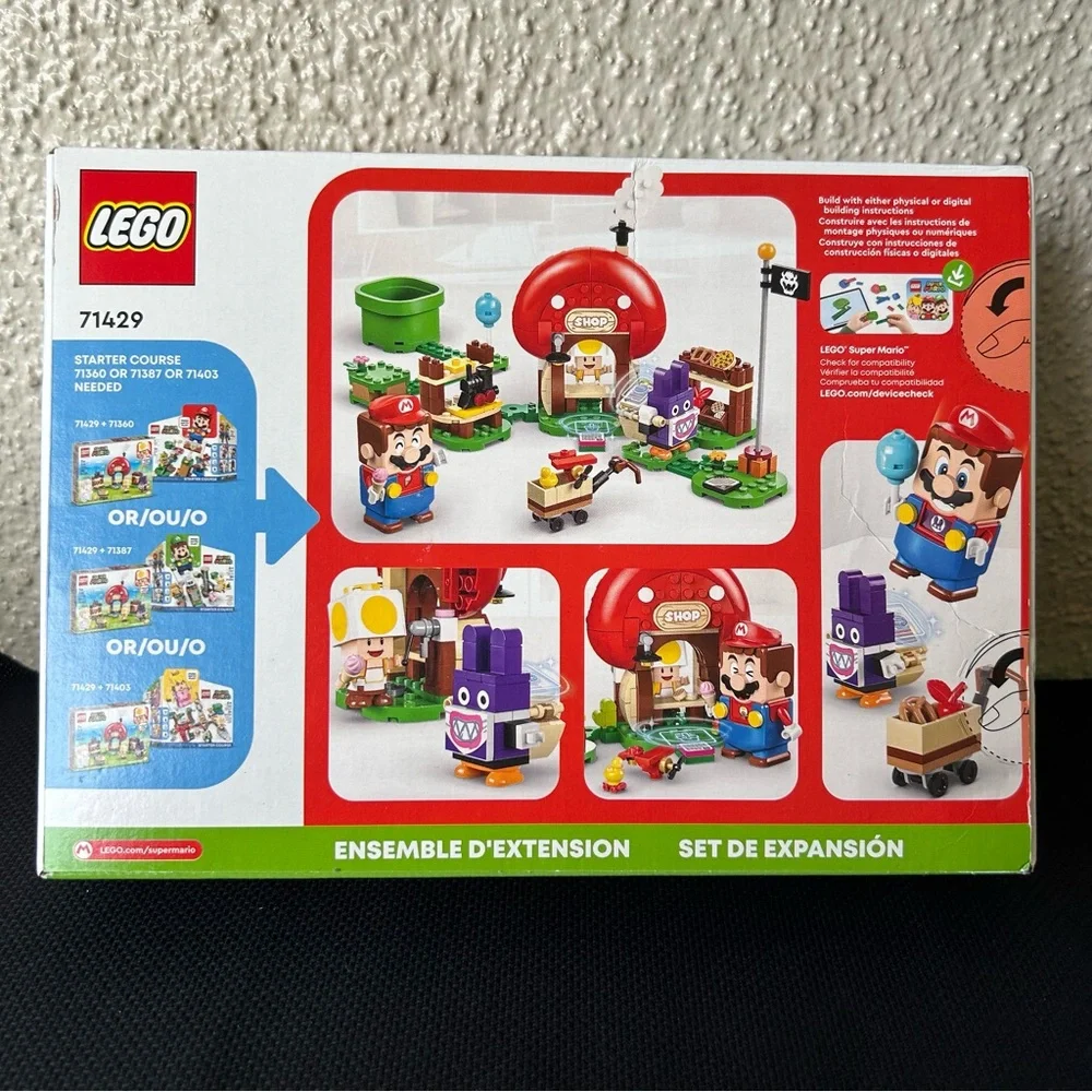 LEGO Super Mario Nabbit at Toad’s Shop Expansion Set 71429 NIB
